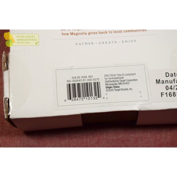 Hearth & Hand with Magnolia 6.5x5.5 Vertical Still Life Bottle Framed Burlap Art - Picture 6 of 6